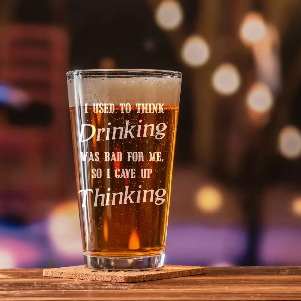 Funny beer sale glasses