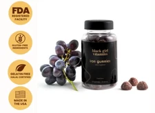 Black Girl Vitamins, Iron Gummies, Dietary Supplement 60 ct gummies