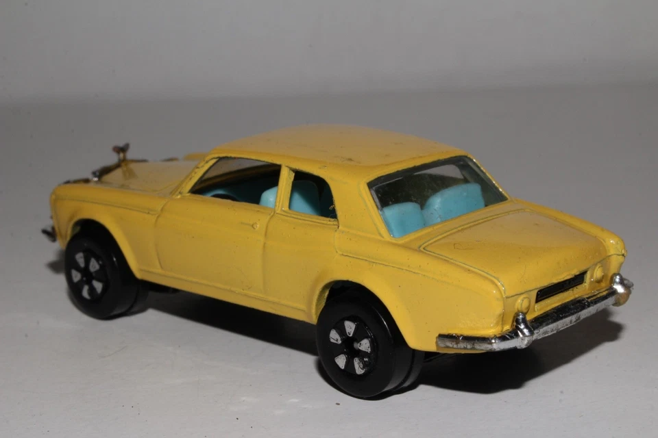 PLAYART DIECAST HONG KONG ROLLS ROYCE SILVER SHADOW, AMARILLO, EXCELENTE, ORIGINAL Foto 4 de 4