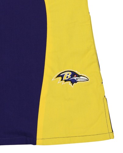 Fabrique Innovations NFL Women's Baltimore Ravens Wrap Scrub Top - Picture 2 of 7