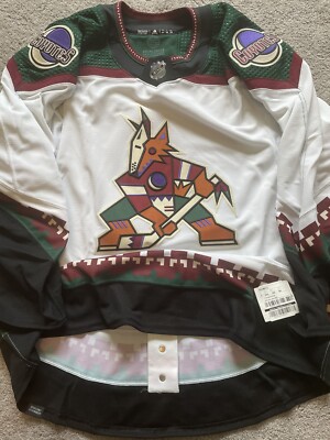 Arizona Coyotes adidas MiC Team Issued White Kachina Jersey 54