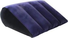 Portable Wedge Pillow Inflatable Cushion - Body Positioners for Legs and Blue 