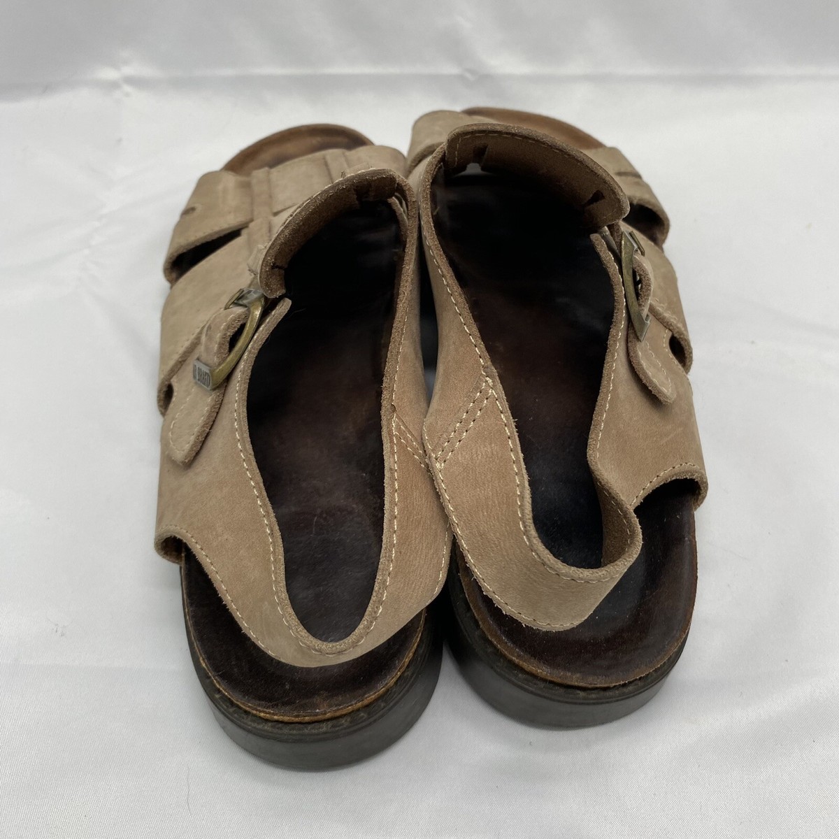 American Eagle Fisherman Sandals Men’s Sz 11 Brown Leather Shoes Chunky Y2K American Eagle Vtg Y2K Sandals Mens 10 Chunky Platform  main image 2