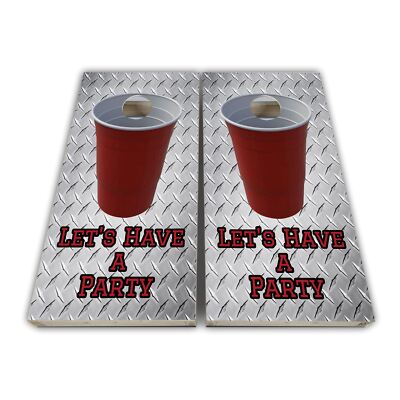 Let's Have a Party Dixie Cup Cornhole Toss Wrap Cornhole Game