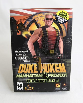 SEALED 3D Realms Duke Nukem Manhattan Project Small Box IBM PC CD 2002 RARE
