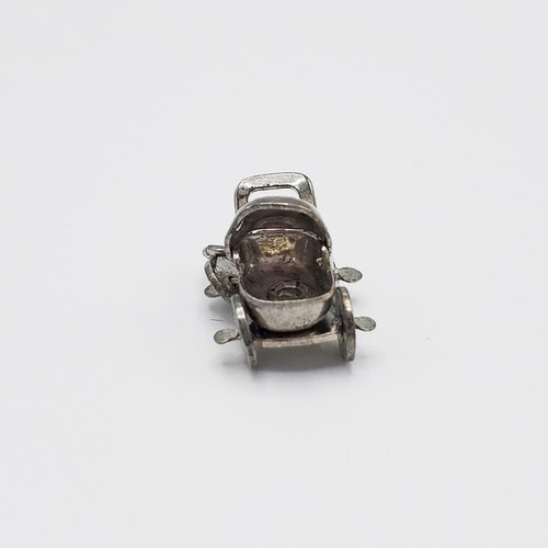 Kleiner Sterling Kinderwagen Charm P & B Sterling - Bild 4 von 5