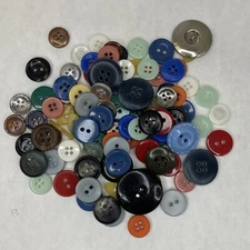 Lot of 100 Assorted Sewing Buttons, Sewing, Crafts and Scrapbooking
