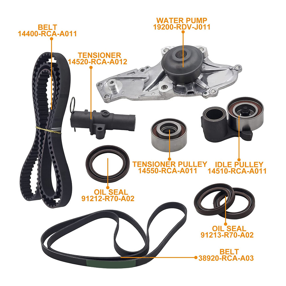 Timing Belt & Water Pump Kit For Honda Accord Odyssey Acura MDX 14510