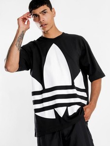NEW MEN'S ADIDAS ORIGINALS BIG TREFOIL BOXY TEE SHIRT ~SIZE MEDIUM #FM9904 BLACK 193105730498 | eBay