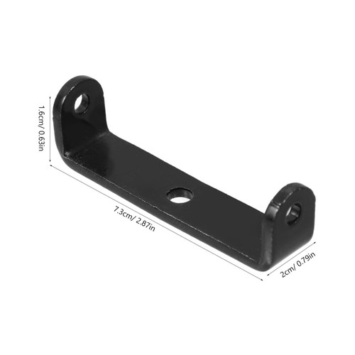 2pcs Heavy Duty U-Shaped Bracket for Mounting Shelves Steel Shelf Bracket with - Picture 3 of 12