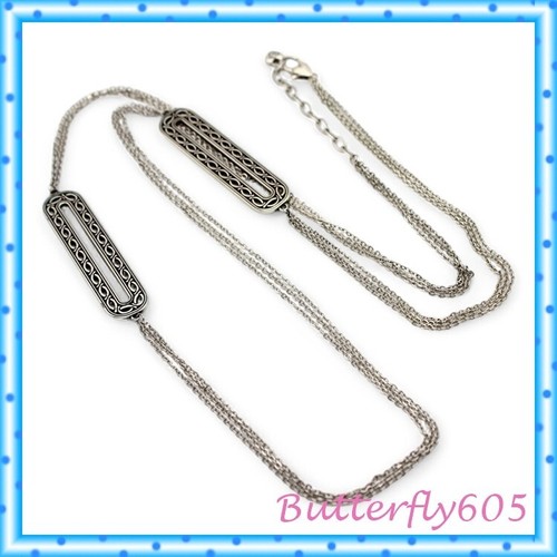 Brighton Ferrara Equestar Long Silver Necklace
