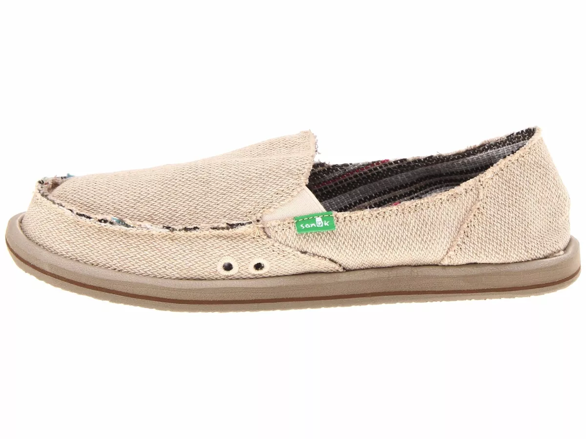 Women s Shoes Sanuk DONNA HEMP Casual Sidewalk Surfers Loafers