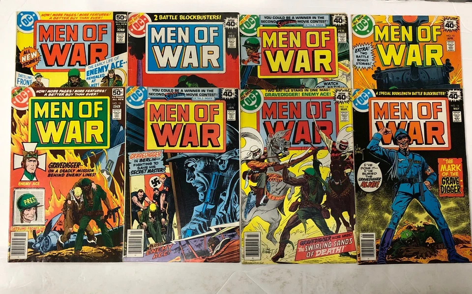 Men Of War (1980) Set # 1-26 • DC • Jack C.Harris • Ayers • Tanghal • Snappin • - Image 2 of 4