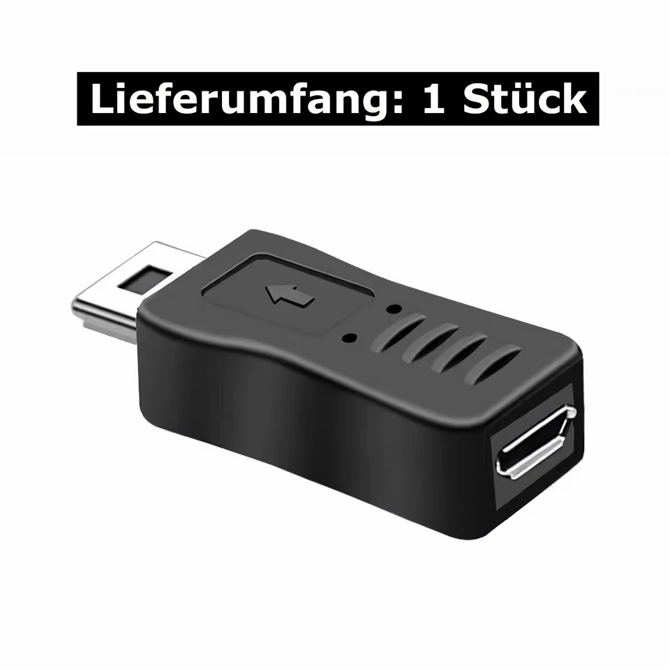 G15 USB Adapter Micro Socket On Mini Plug Mobile Phones Pda's Car Satnav MP3 - Image 4 of 4