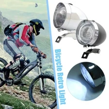 Classical Vintage Retro Bicycle Bike LED Light Headlight Front Retro Head Lamps