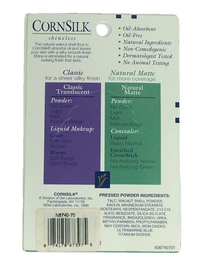 Corn Silk shineless Natural Matte Pressed Powder light 6740-70 Package imperfect - Image 2 of 2