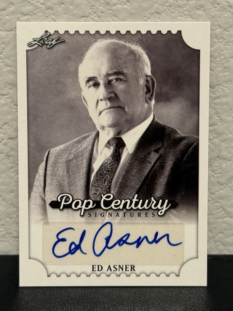 2016 Leaf Pop Century - ED ASNER - Autogramm - Mary Tyler Moore Show - Disney Up
