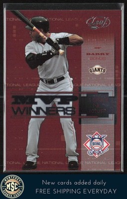 Barry Bonds 2004 Leaf MVP Winners #MW-14 San Francisco Giants
