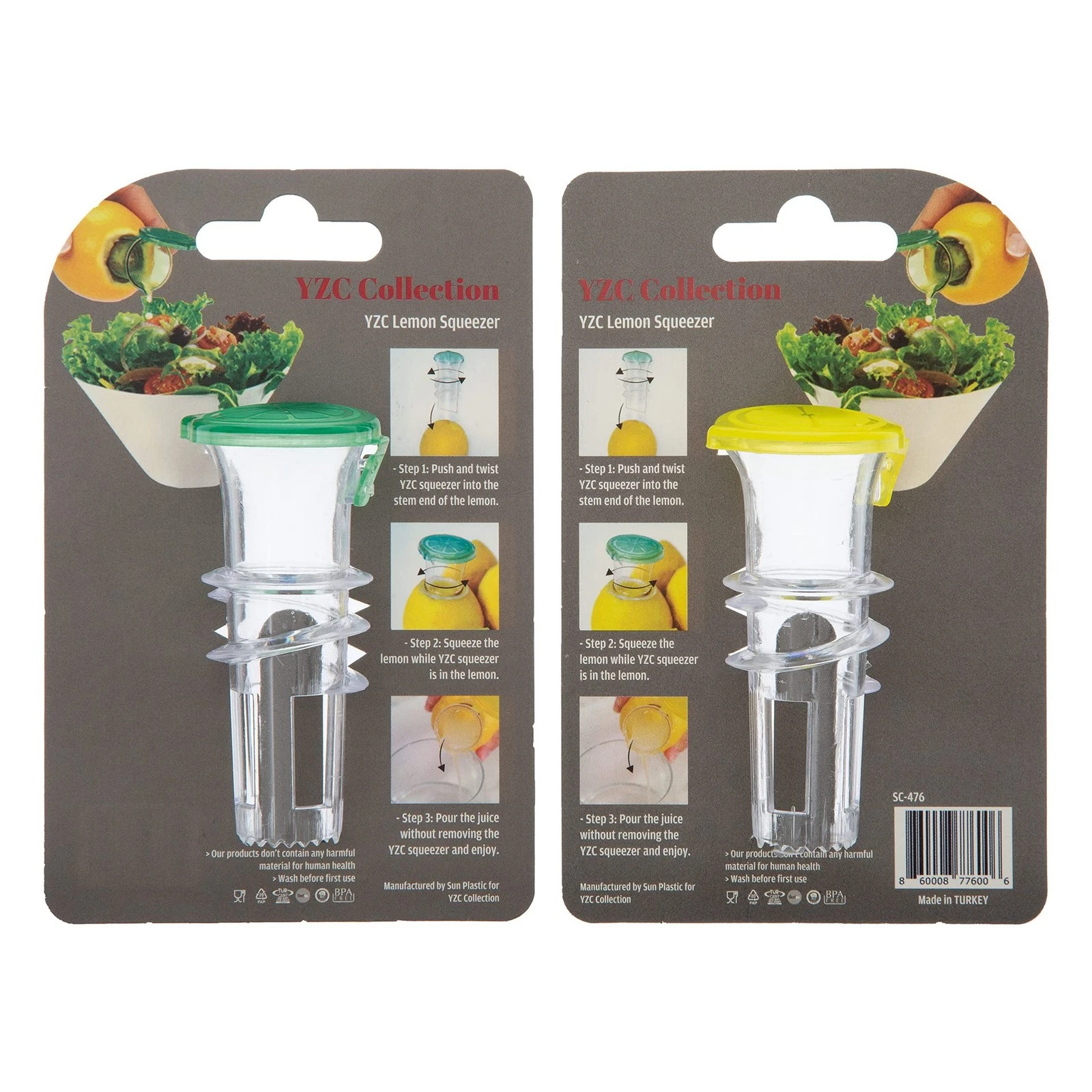 Kitchen Manual Lemon Juicer Portable Citrus Extractor Tool for Cooking Drinks