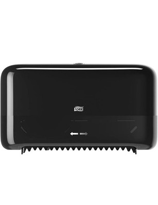 NEW Tork Coreless High Capacity Bath Tissue Dispenser Black .  47 32 08  