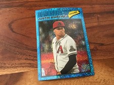 2026 Topps Heritage - Justin Martinez Light Blue Sparkle #263 Diamondbacks