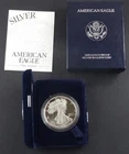 2004 American Eagle 1 oz Silver Dollar Coin with COA and Box - West Point Mint