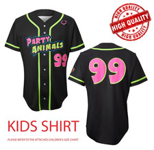 Savannah Bananas Party Animals Baseball Jersey AOP 3D Kids Youth ND1502