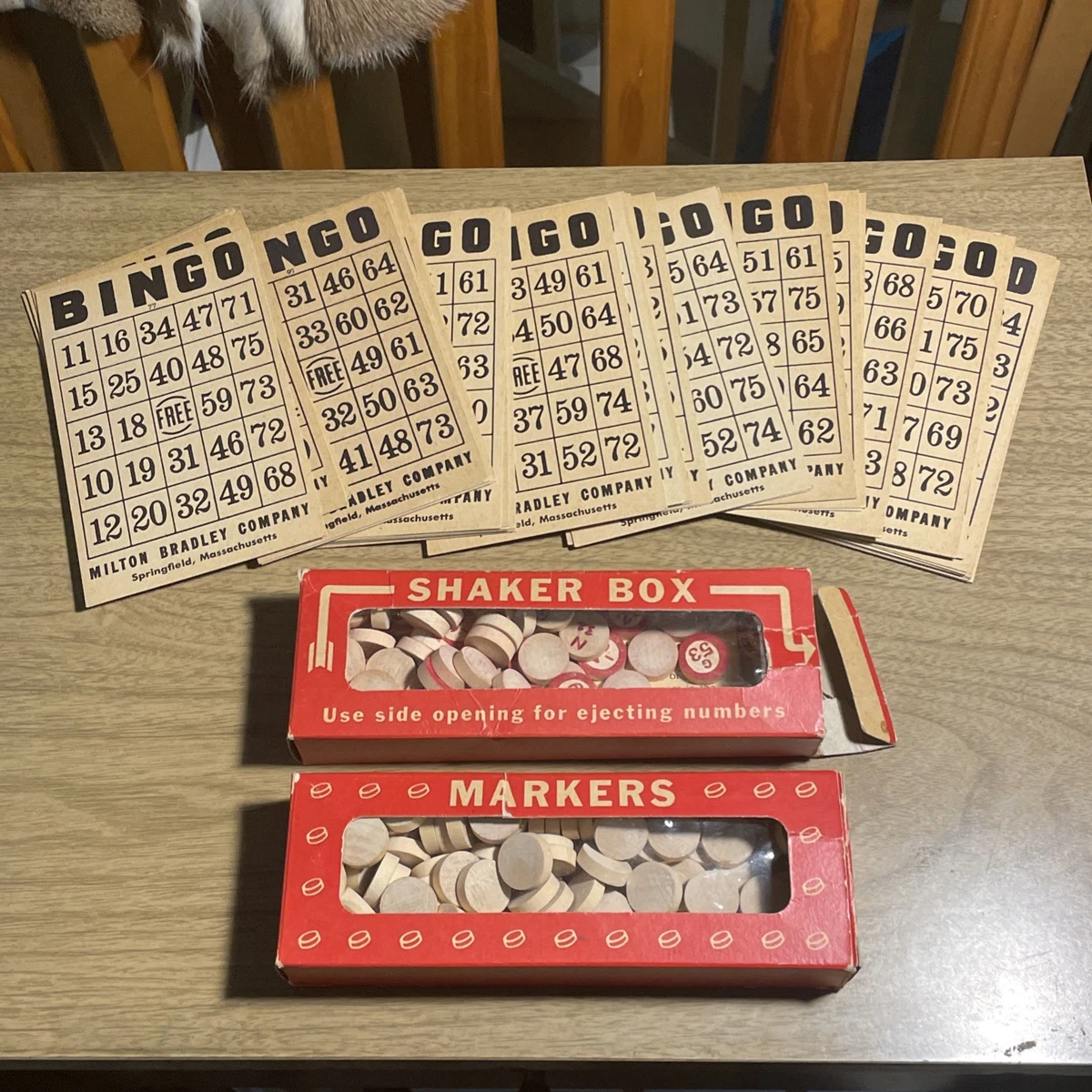 Bingo 1939 Year Vintage Manufacture Board & Traditional Games for