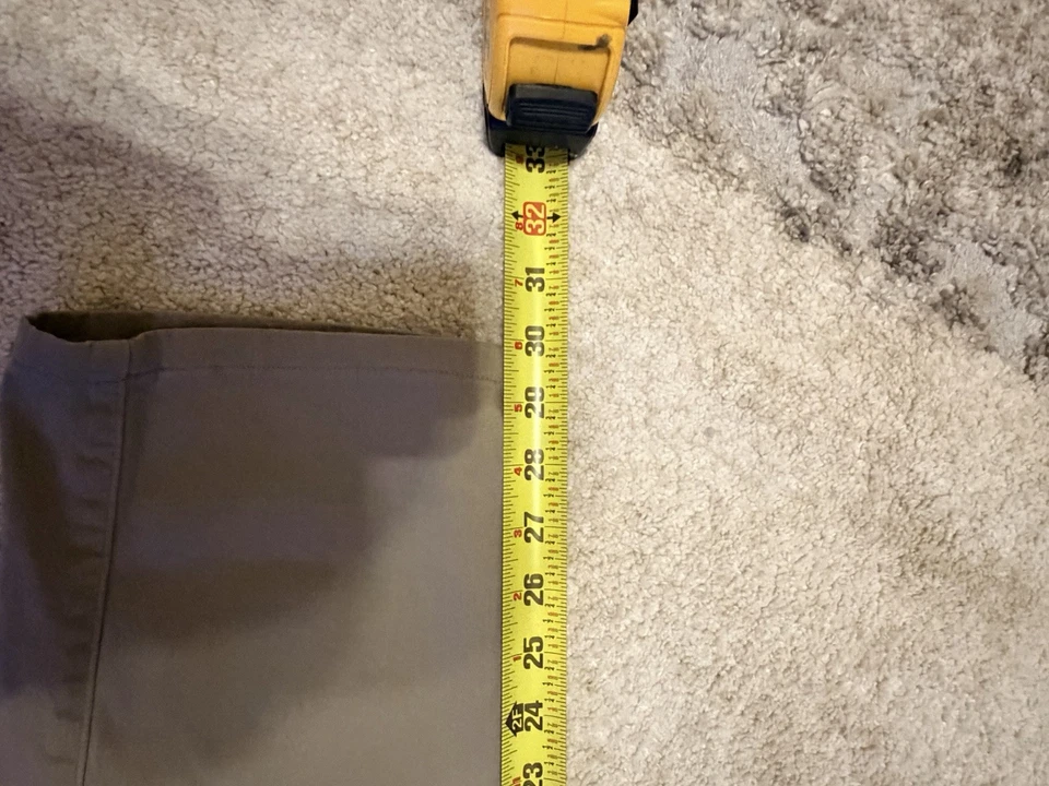 Pantalón Peter Millar Crown Comfort Cinco Bolsillos Azul Marino, Talla 36x30 Caqui Foto 4 de 4