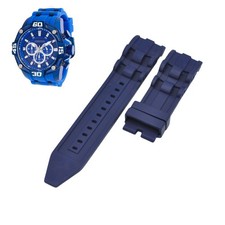 Pro Diver 40858 26mm Blue Rubber Watch Strap For Invicta