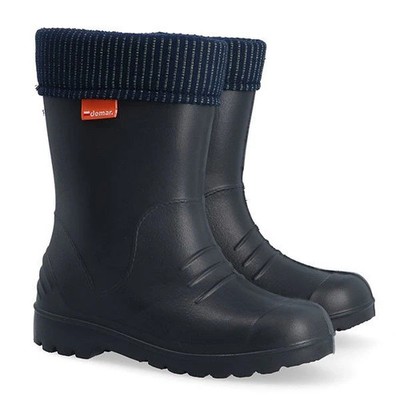 Demar Ultralight Kids Warm Lined Rain Stiefel Dino Gummistiefel (DINO-GRAF)