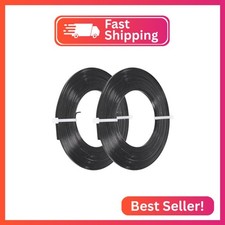 PATIKIL 16.4 Feet Flat Aluminum Wire, 2 Rolls 18 Gauge Bendable Anodized Aluminu