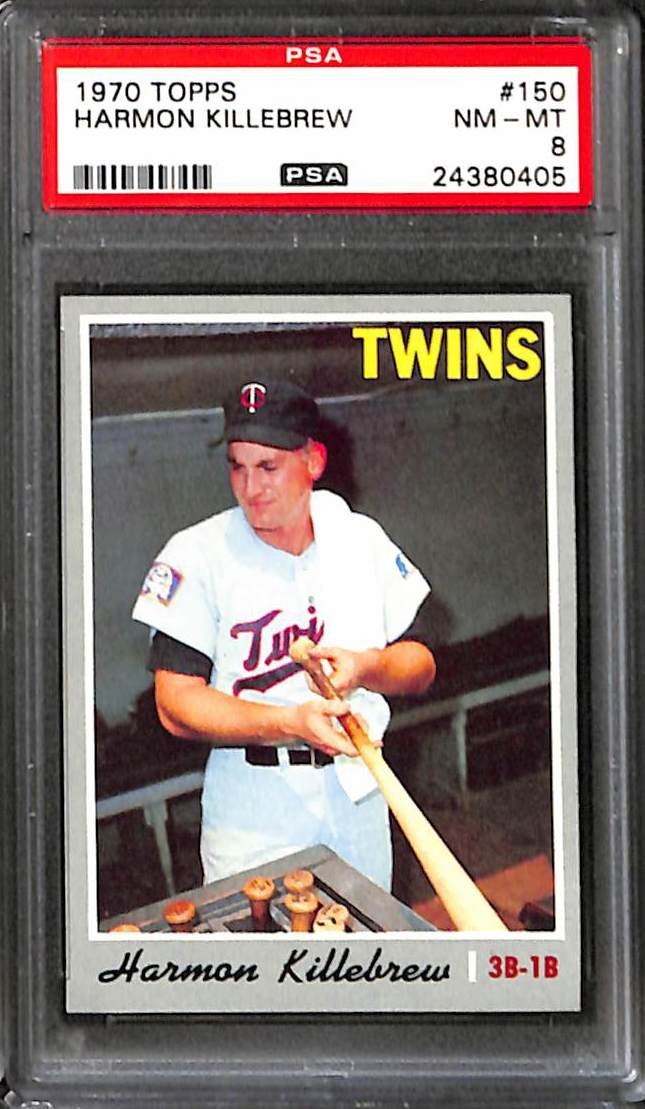 1970 TOPPS #150 HARMON KILLEBREW PSA 8 NM-MT 24380405