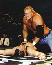 Sid Vicious Sid Justice Sycho Sid JSA COA WCW  WWF (8x10 photo) signed auto auto