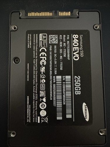 Samsung SSD 840 EVO 250GB – SATA III – geprüft & getestet
