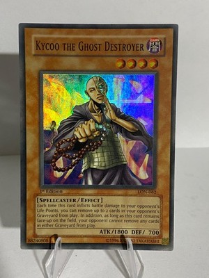 Kycoo the Ghost Destroyer - LON-062 - Super Rare - 1st Edition - HP - FADED 