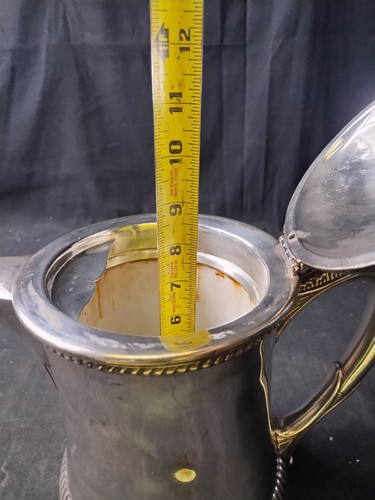 Wilcox International Silver Company Coffee Pot Hinged Lid #5115 - Picture 22 of 24