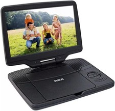 RCA DRC98091S: 9 Inch Portable DVD Player with Swivel Screen - Black
