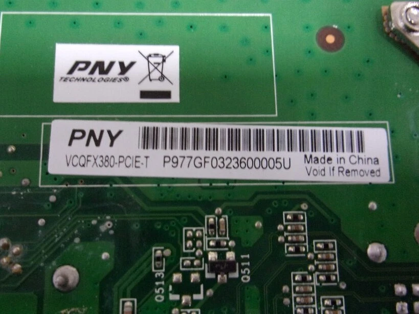 PNY Quadro FX 380 VCQFX380-PCIE-T PCIe x16 DDR3 NVIDIA Video Card 256MB 2*DVI - Image 4 of 4
