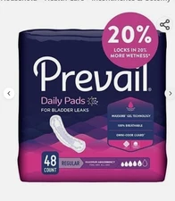 Prevail Bladder Control Pads, 11 inch, 48 pcs/package