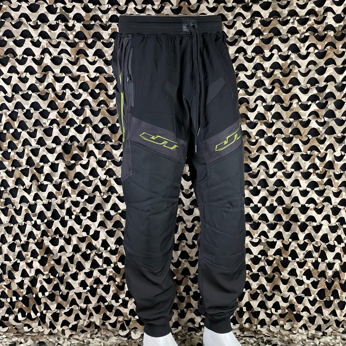 Pantalon Paintball JT Jogger Pro – Noir Grunge Gris Bruyère – X-Small Neuf