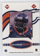 1999 Fury NFL Game Ball Blank Front Proof Without Foil Shannon Sharpe HOF 0l1