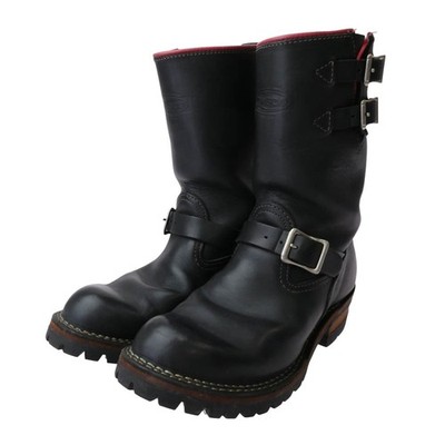 WESCO Stiefel Lang Engineer Boots Schwarz Leder Größe 8E