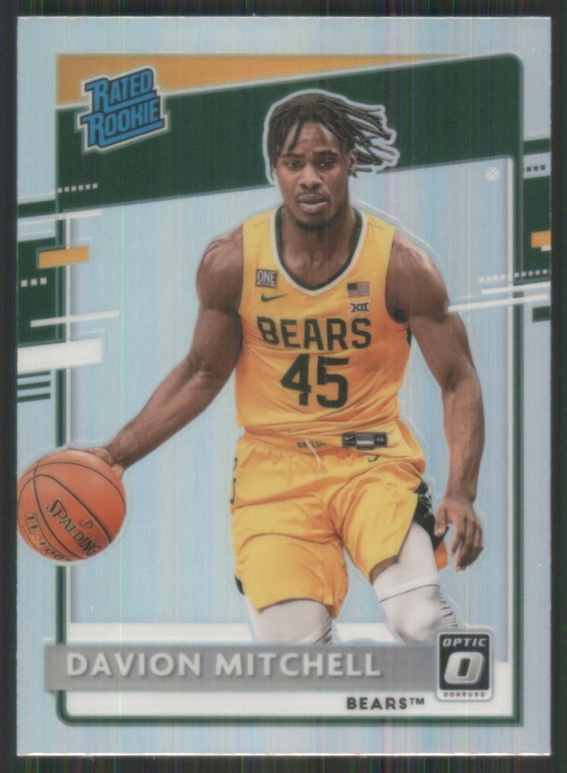 2021-22 Panini Chronicles Draft Picks Holo #210 Davion Mitchell/Optic 1332