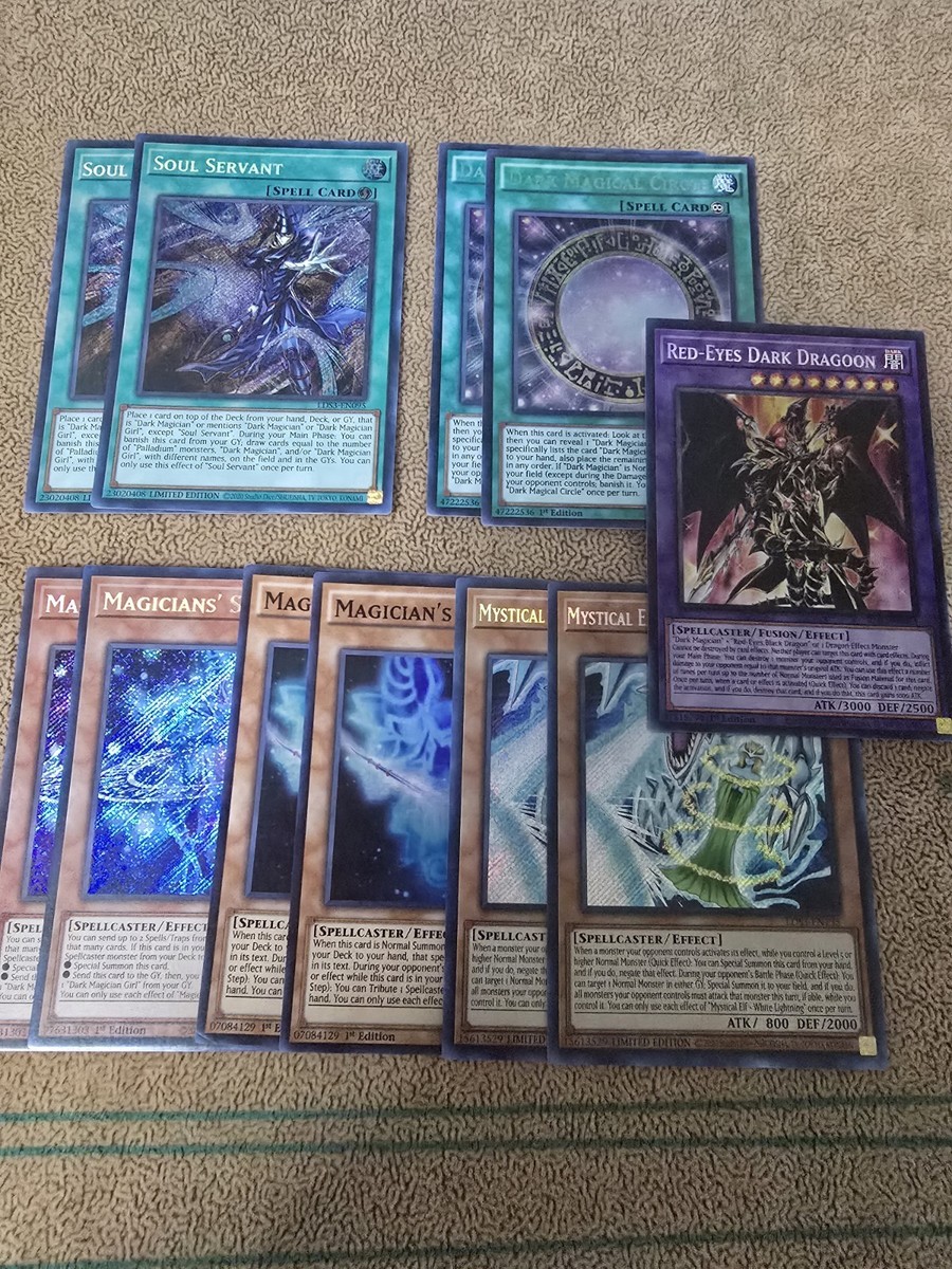 YuGiOh Card Dark Magician Deck Core Dragoon, Soul Servant and more! Check  desc! | eBay