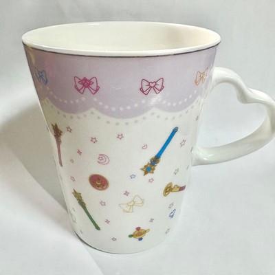 3 Coins Sailor Moon Collab Mug, Silver Finish, Used, Japan Collection