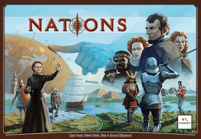 Nations Board Game - Asmodee First Edition 2013 - NM+ Unplayed