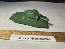 Vintage 1970's Plastic Short Barrel Tank US Army Military Toys DFC Hong Kong