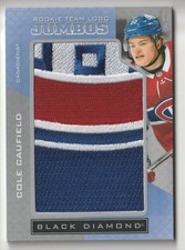 2021-22 BLACK DIAMOND ROOKIE TEAM LOGO JUMBO PUZZLE PATCH # 5 COLE CAUFIELD