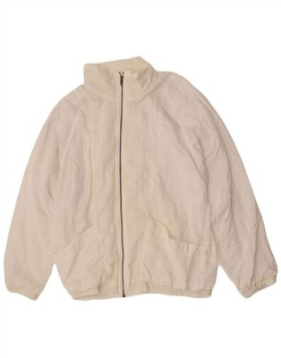 Active Mens Bomber Jacket UK 44 2XL White Polyamide CQ10